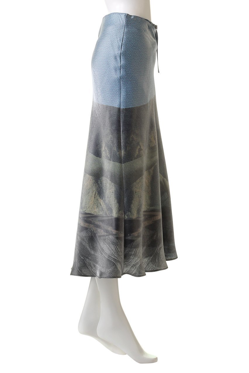 【メゾンスペシャル/MAISON SPECIAL】のMountain Dream Print Skirt/マウンテンドリームプリントスカート 人気、トレンドファッション・服の通販 founy(ファニー) 　ファッション　Fashion　レディースファッション　Fashion for Women　スカート　Skirts　ロングスカート　Long Skirts / Maxi & Midi Skirts　カッティング　Cutting Detail　ドレープ　Drape, Draping Fabric　ハンド　Hand, Handmade　フェミニン　Feminine, Girly　フレア　Flare, Flared　プリント　Print, Printed Pattern　モチーフ　Motif, Design Theme　ラグジュアリー　Luxury, Elegant　ロング　Long, Long-Length　other-3|ID: prp329100003770571 ipo3291000000035814344