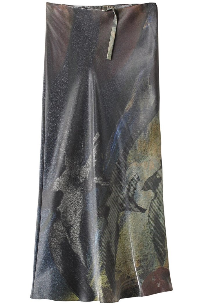 【メゾンスペシャル/MAISON SPECIAL】のSwallow Imagination Print Skirt/スワローイマジネーションプリントスカート インテリア・キッズ・メンズ・レディースファッション・服の通販 founy(ファニー) https://founy.com/ ファッション Fashion レディースファッション Fashion for Women スカート Skirts ロングスカート Long Skirts / Maxi & Midi Skirts カッティング Cutting Detail ドレープ Drape, Draping Fabric フェミニン Feminine, Girly フレア Flare, Flared プリント Print, Printed Pattern ラグジュアリー Luxury, Elegant ロング Long, Long-Length |ID: prp329100003770572 ipo3291000000035694066