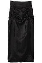 【メゾンスペシャル/MAISON SPECIAL】のSatin Shirring Tight Skirt/サテンシャーリングタイトスカート BLK(ブラック)|ID: prp329100003770575 ipo3291000000032911252