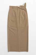 【メゾンスペシャル/MAISON SPECIAL】のTurnback Waist Tight Maxi Skirt/ターンバックウエストタイトマキシスカート BGE(ベージュ)|ID:prp329100003770579