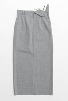 【メゾンスペシャル/MAISON SPECIAL】のTurnback Waist Tight Maxi Skirt/ターンバックウエストタイトマキシスカート GRY(グレー)|ID:prp329100003770579