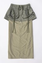 【メゾンスペシャル/MAISON SPECIAL】のPocket Layered Tight Skirt/ポケットレイヤードタイトスカート KHK(カーキ)|ID:prp329100003770581