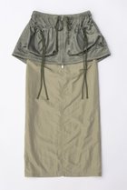 【メゾンスペシャル/MAISON SPECIAL】のPocket Layered Tight Skirt/ポケットレイヤードタイトスカート 人気、トレンドファッション・服の通販 founy(ファニー) ファッション Fashion レディースファッション WOMEN スカート Skirt ロングスカート Long Skirt インナー Inner サテン Satin スピンドル Spindle デニム Denim バルーン Balloon ポケット Pocket ロング Long エレガント 上品 Elegant thumbnail KHK(カーキ)|ID: prp329100003770581 ipo3291000000024826405