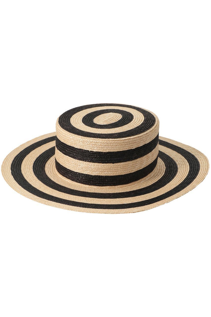 【アナイ/ANAYI】のI ボーダーカンカンボウ インテリア・キッズ・メンズ・レディースファッション・服の通販 founy(ファニー) 　ファッション　Fashion　レディースファッション　WOMEN　帽子　Hats　ボーダー　Border　マキシ　Maxi　モダン　Modern　リゾート　Resort　帽子　Hat　ブラック|ID: prp329100003770583 ipo3291000000024826411