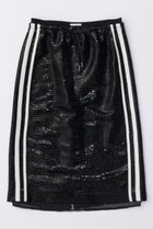 【メゾンスペシャル/MAISON SPECIAL】のSequins Side Line Track Skirt/スパンコールサイドライントラックスカート BLK(ブラック)|ID: prp329100003770585 ipo3291000000024826415