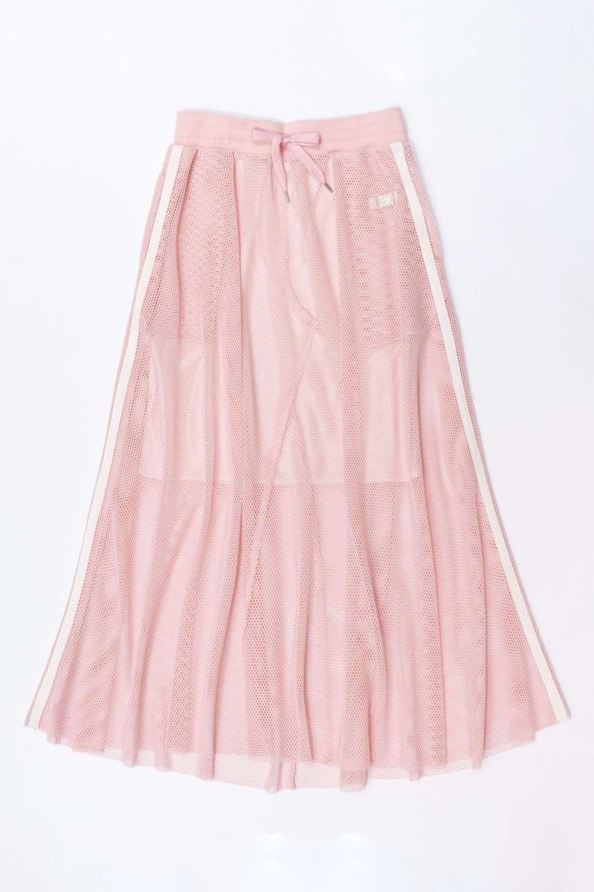 【メゾンスペシャル/MAISON SPECIAL】のSide Line Mesh Skirt/サイドラインメッシュスカート インテリア・キッズ・メンズ・レディースファッション・服の通販 founy(ファニー) 　ファッション　Fashion　レディースファッション　WOMEN　スカート　Skirt　ロングスカート　Long Skirt　シンプル　Simple　スウェット　Sweat　セットアップ　Set Up　メッシュ　Mesh　ロング　Long　軽量　Lightweight　PNK(ピンク)|ID: prp329100003770586 ipo3291000000024826421