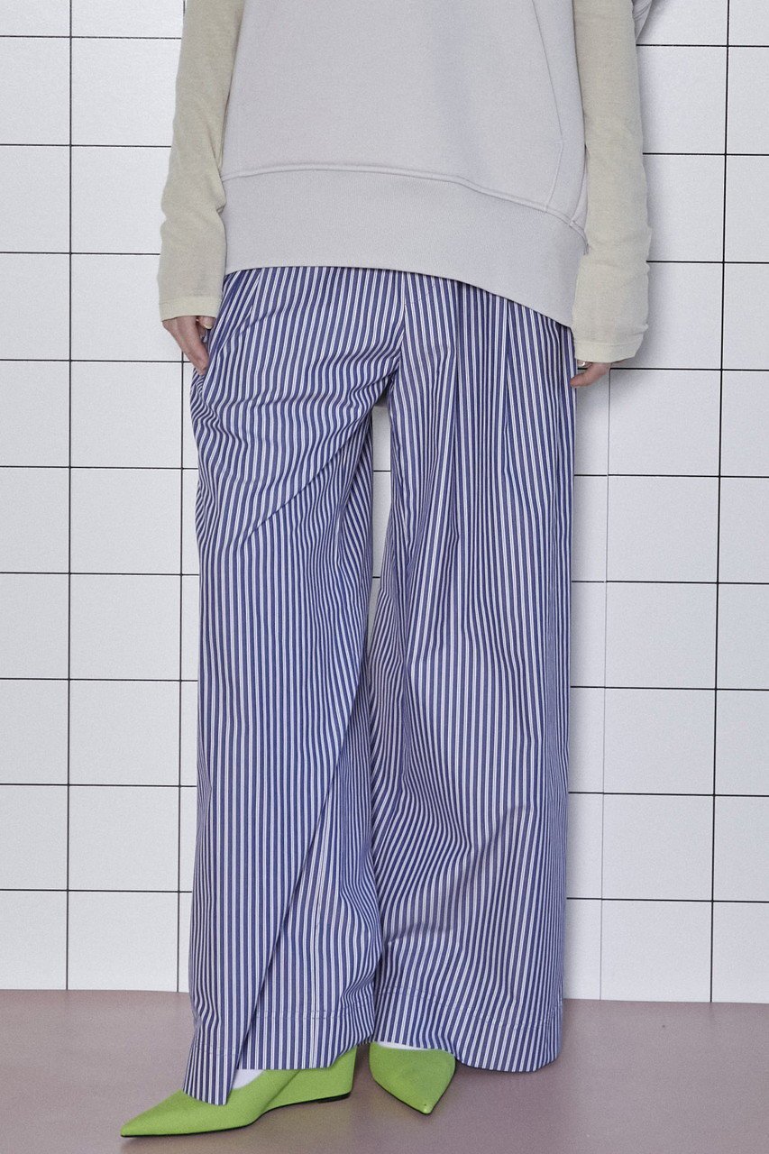 【メゾンスペシャル/MAISON SPECIAL】のStripe Easy Over Pants/ストライプイージーオーバーパンツ 人気、トレンドファッション・服の通販 founy(ファニー) 　ファッション　Fashion　レディースファッション　Fashion for Women　パンツ　Pants & Trousers　シンプル　Simple, Minimal　ジャケット　Jacket, Outerwear　ストライプ　Stripe, Striped Pattern　セットアップ　Set-Up, Coordinated Outfit　パジャマ　Pajamas, Sleepwear　リラックス　Relax, Relaxed Fit　ワイド　Wide, Wide Fit　エレガント 上品　Elegant　other-8|ID: prp329100003770591 ipo3291000000035581489