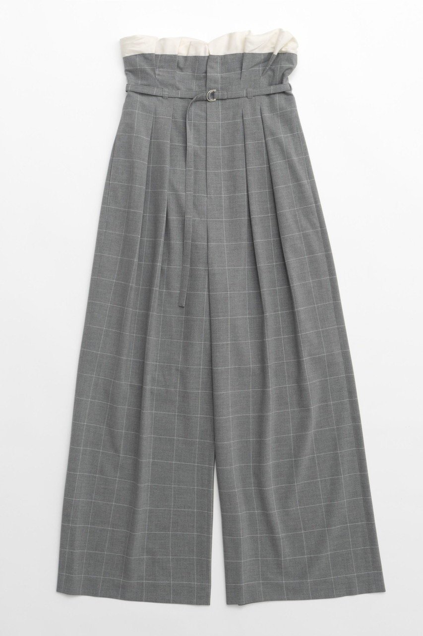 【メゾンスペシャル/MAISON SPECIAL】のHigh Waist Wide Pants/ハイウエストワイドパンツ インテリア・キッズ・メンズ・レディースファッション・服の通販 founy(ファニー) 　ファッション　Fashion　レディースファッション　WOMEN　パンツ　Pants　ギャザー　Gather　ジャケット　Jacket　セットアップ　Set Up　エレガント 上品　Elegant　GRY(グレー)|ID: prp329100003770592 ipo3291000000024826442