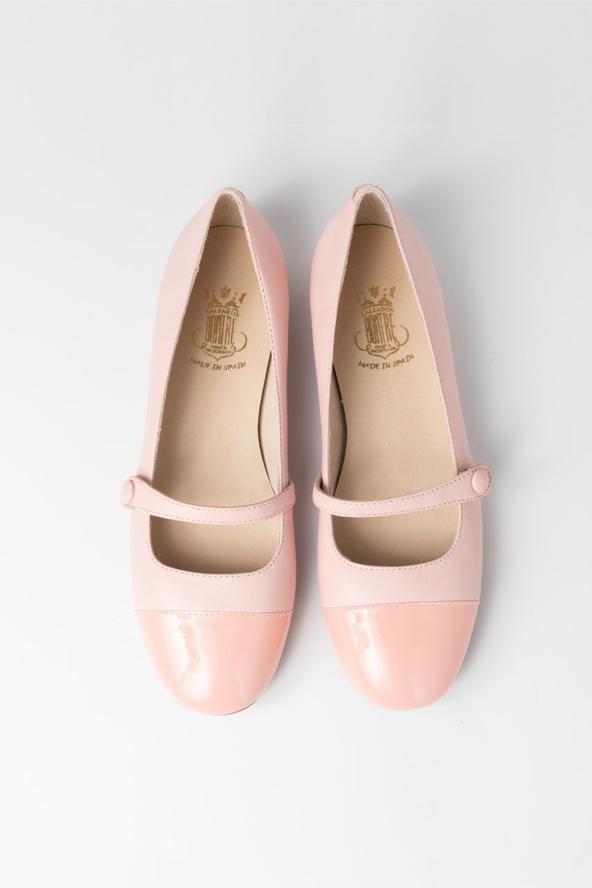 【エスメラルダ/Esmeralda】の【BONTRE】コンビストラップパンプス インテリア・キッズ・メンズ・レディースファッション・服の通販 founy(ファニー) 　ファッション　Fashion　レディースファッション　Fashion for Women　エナメル　Patent Leather　オケージョン　Occasion Wear　シンプル　Simple, Minimal　ストラップパンプス　Strap Pumps, Strappy Heels　フラット　Flat, Flat Shoes　ラップ　Wrap, Wrap Design　エレガント 上品　Elegant　ピンク|ID: prp329100003770622 ipo3291000000035058765