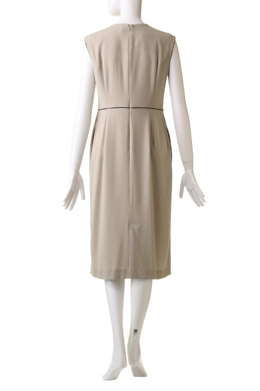 【ベイジ,/BEIGE,】のCINDY(シンディ)/クルーネックドレス 人気、トレンドファッション・服の通販 founy(ファニー) 　ファッション　Fashion　レディースファッション　Fashion for Women　ワンピース　Dresses　フォーマル・パーティードレス・結婚式用ドレス　Elegant & Casual Dresses　チュニック　Tunic Tops & Dresses　おすすめ　Recommended / Our Picks　ジャケット　Jacket, Outerwear　ストレッチ　Stretch, Stretchy Fabric　スーツ　Suit, Formalwear　センター　Center, Center Line　チュニック　Tunic, Long Top　パイピング　Piping, Trim Design　エレガント 上品　Elegant　人気　Popular, Best Seller　ビジネス 仕事 通勤　Business / Work / Commuting　新作・新入荷　New Arrivals / New In　other-4|ID: prp329100003772891 ipo3291000000032923209