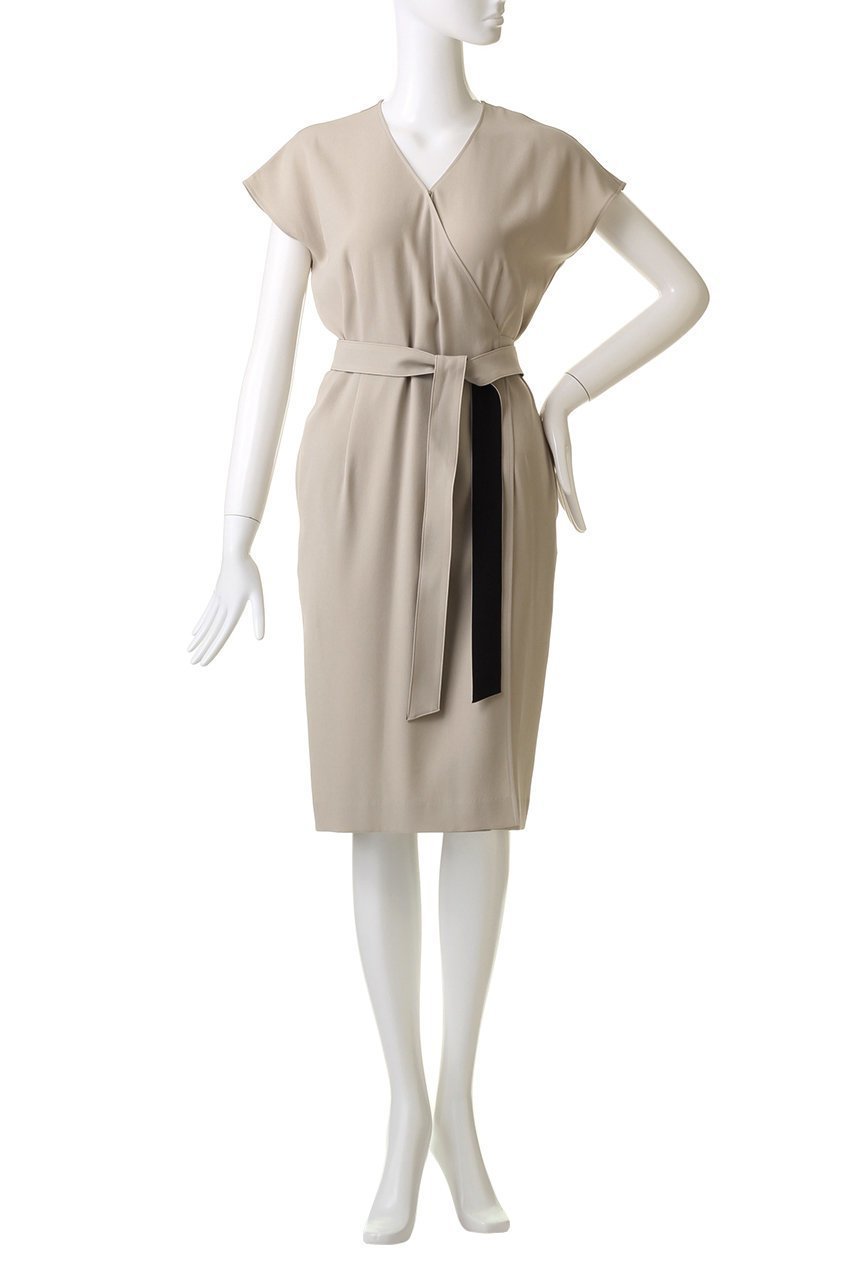 【ベイジ,/BEIGE,】のCINDY(シンディ)/ラップドレス 人気、トレンドファッション・服の通販 founy(ファニー) 　ファッション　Fashion　レディースファッション　Fashion for Women　ワンピース　Dresses　フォーマル・パーティードレス・結婚式用ドレス　Elegant & Casual Dresses　チュニック　Tunic Tops & Dresses　オケージョン　Occasion Wear　ジャケット　Jacket, Outerwear　スーツ　Suit, Formalwear　チュニック　Tunic, Long Top　ドレス　Dress, One-Piece　ラップ　Wrap, Wrap Design　エレガント 上品　Elegant　ビジネス 仕事 通勤　Business / Work / Commuting　再入荷　Restock / Back in Stock　other-2|ID: prp329100003772893 ipo3291000000032918238