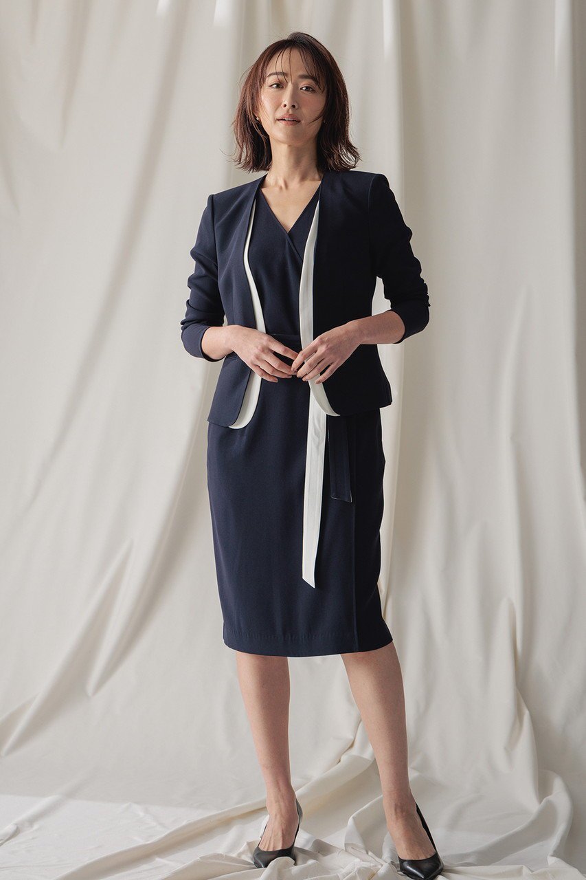 【ベイジ,/BEIGE,】のCINDY(シンディ)/ラップドレス 人気、トレンドファッション・服の通販 founy(ファニー) 　ファッション　Fashion　レディースファッション　Fashion for Women　ワンピース　Dresses　フォーマル・パーティードレス・結婚式用ドレス　Elegant & Casual Dresses　チュニック　Tunic Tops & Dresses　オケージョン　Occasion Wear　ジャケット　Jacket, Outerwear　スーツ　Suit, Formalwear　チュニック　Tunic, Long Top　ドレス　Dress, One-Piece　ラップ　Wrap, Wrap Design　エレガント 上品　Elegant　ビジネス 仕事 通勤　Business / Work / Commuting　再入荷　Restock / Back in Stock　other-6|ID: prp329100003772893 ipo3291000000032918288
