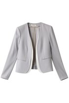 【ベイジ,/BEIGE,】のCINDY(シンディ)/ダブルカラージャケット 人気、トレンドファッション・服の通販 founy(ファニー) ファッション Fashion レディースファッション Fashion for Women アウター Coat / Outerwear Collection レディースジャケット・軽アウター Jackets カーディガン Cardigan, Knitwear ジャケット Jacket, Outerwear ストレッチ Stretch, Stretchy Fabric ダブル Double, Double-Breasted エレガント 上品 Elegant 人気 Popular, Best Seller 定番 Standard, Basic Item thumbnail Ice blue × White|ID: prp329100003772896 ipo3291000000036604404