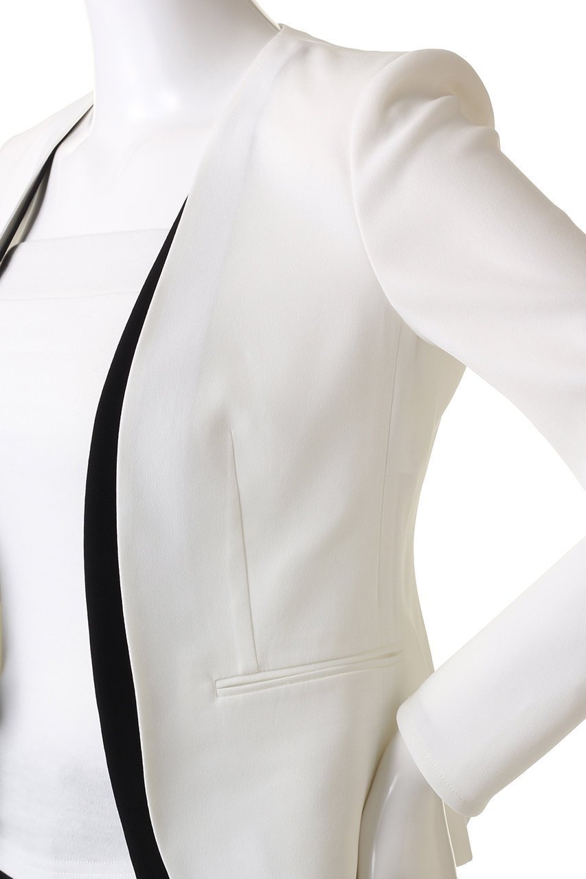 【ベイジ,/BEIGE,】のCINDY(シンディ)/ダブルカラージャケット 人気、トレンドファッション・服の通販 founy(ファニー) 　ファッション　Fashion　レディースファッション　Fashion for Women　アウター　Coat / Outerwear Collection　レディースジャケット・軽アウター　Jackets　カーディガン　Cardigan, Knitwear　ジャケット　Jacket, Outerwear　ストレッチ　Stretch, Stretchy Fabric　ダブル　Double, Double-Breasted　エレガント 上品　Elegant　人気　Popular, Best Seller　定番　Standard, Basic Item　other-5|ID: prp329100003772896 ipo3291000000036604417