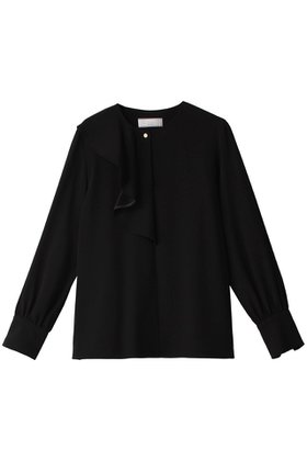 【ベイジ,/BEIGE,】のCINDY(シンディ)/アシンメトリーブラウス 人気、トレンドファッション・服の通販 founy(ファニー) ファッション Fashion レディースファッション Fashion for Women トップス・カットソー Cut & Sew Tops シャツ・ブラウス・オフィスカジュアル Elegant Blouses & Button-Ups とろみ Fluid, Flowy Fabric アシンメトリー Asymmetrical Style シンプル Simple, Minimal スリーブ Sleeve, Long Sleeve / Short Sleeve フェミニン Feminine, Girly フリル Frill, Ruffle ロング Long, Long-Length |ID:prp329100003772897