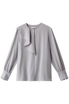 【ベイジ,/BEIGE,】のCINDY(シンディ)/アシンメトリーブラウス 人気、トレンドファッション・服の通販 founy(ファニー) ファッション Fashion レディースファッション Fashion for Women トップス・カットソー Cut & Sew Tops シャツ・ブラウス・オフィスカジュアル Elegant Blouses & Button-Ups とろみ Fluid, Flowy Fabric アシンメトリー Asymmetrical Style シンプル Simple, Minimal スリーブ Sleeve, Long Sleeve / Short Sleeve フェミニン Feminine, Girly フリル Frill, Ruffle ロング Long, Long-Length thumbnail Ice Blue|ID: prp329100003772897 ipo3291000000032925009
