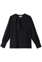 【ベイジ,/BEIGE,】のCINDY(シンディ)/アシンメトリーブラウス 人気、トレンドファッション・服の通販 founy(ファニー) ファッション Fashion レディースファッション Fashion for Women トップス・カットソー Cut & Sew Tops シャツ・ブラウス・オフィスカジュアル Elegant Blouses & Button-Ups とろみ Fluid, Flowy Fabric アシンメトリー Asymmetrical Style シンプル Simple, Minimal スリーブ Sleeve, Long Sleeve / Short Sleeve フェミニン Feminine, Girly フリル Frill, Ruffle ロング Long, Long-Length thumbnail Navy|ID: prp329100003772897 ipo3291000000032925022