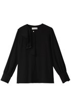 【ベイジ,/BEIGE,】のCINDY(シンディ)/アシンメトリーブラウス 人気、トレンドファッション・服の通販 founy(ファニー) ファッション Fashion レディースファッション Fashion for Women トップス・カットソー Cut & Sew Tops シャツ・ブラウス・オフィスカジュアル Elegant Blouses & Button-Ups とろみ Fluid, Flowy Fabric アシンメトリー Asymmetrical Style シンプル Simple, Minimal スリーブ Sleeve, Long Sleeve / Short Sleeve フェミニン Feminine, Girly フリル Frill, Ruffle ロング Long, Long-Length thumbnail Black|ID: prp329100003772897 ipo3291000000036060159