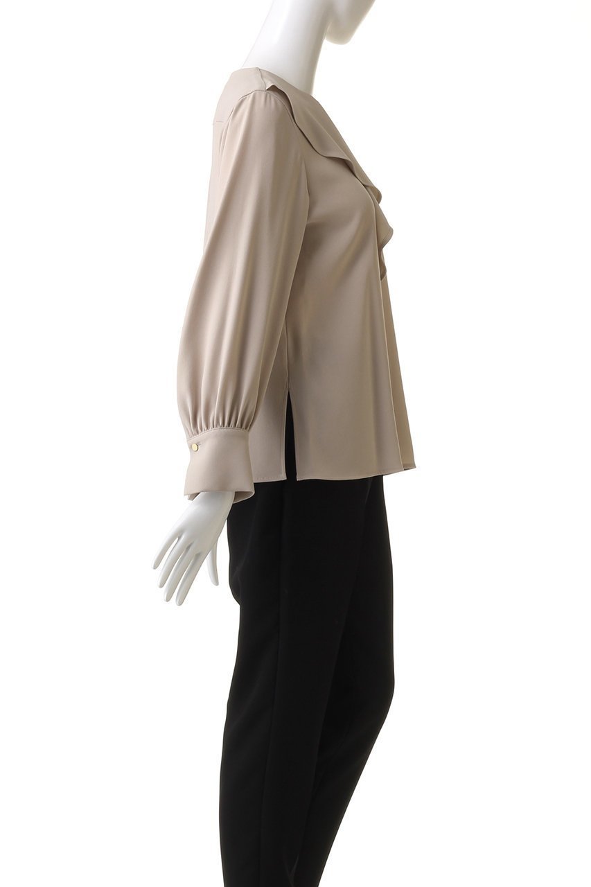 【ベイジ,/BEIGE,】のCINDY(シンディ)/アシンメトリーブラウス 人気、トレンドファッション・服の通販 founy(ファニー) ファッション Fashion レディースファッション Fashion for Women トップス・カットソー Cut & Sew Tops シャツ・ブラウス・オフィスカジュアル Elegant Blouses & Button-Ups とろみ Fluid, Flowy Fabric アシンメトリー Asymmetrical Style シンプル Simple, Minimal スリーブ Sleeve, Long Sleeve / Short Sleeve フェミニン Feminine, Girly フリル Frill, Ruffle ロング Long, Long-Length 再入荷 Restock / Back in Stock other-3|ID: prp329100003772897 ipo3291000000036898105