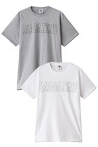 【サードマガジン/THIRD MAGAZINE】の【別注】THIRD MAGAZINE×FRUIT OF THE ROOMバックTシャツ ホワイト×グレー|ID: prp329100003772909 ipo3291000000032885482