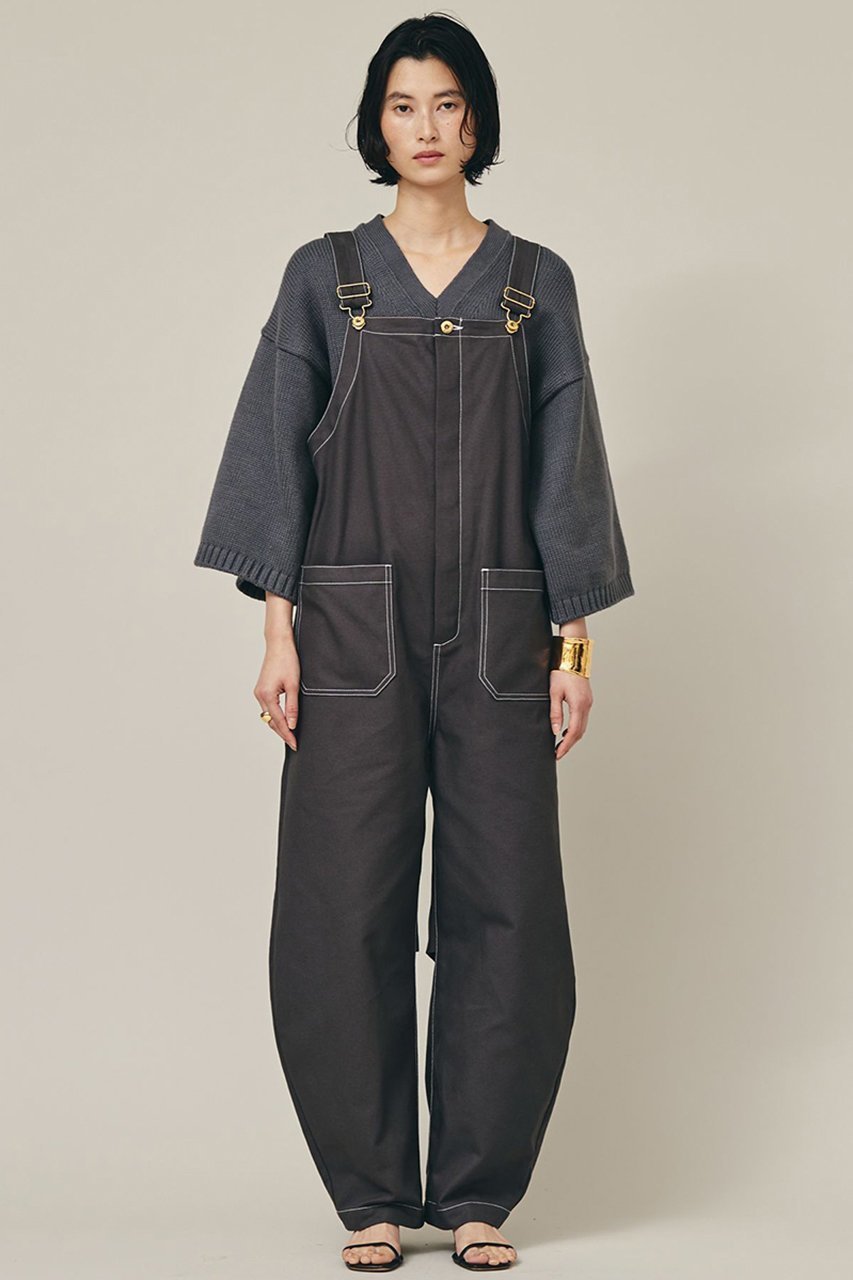 【カレンソロジー/Curensology】の【UNIVERSAL OVERALL】別注カーヴィーオーバーオール 人気、トレンドファッション・服の通販 founy(ファニー) 　ファッション　Fashion　レディースファッション　Fashion for Women　パンツ　Pants & Trousers　カットソー　Cut and Sewn Top　シンプル　Simple, Minimal　バランス　Balance, Style Balance　フォルム　Silhouette, Form　ベーシック　Basic, Essential　別注　Limited Edition, Custom Order　ワイド　Wide, Wide Fit　ワーク　Workwear, Utility Style　other-5|ID: prp329100003772919 ipo3291000000032939332