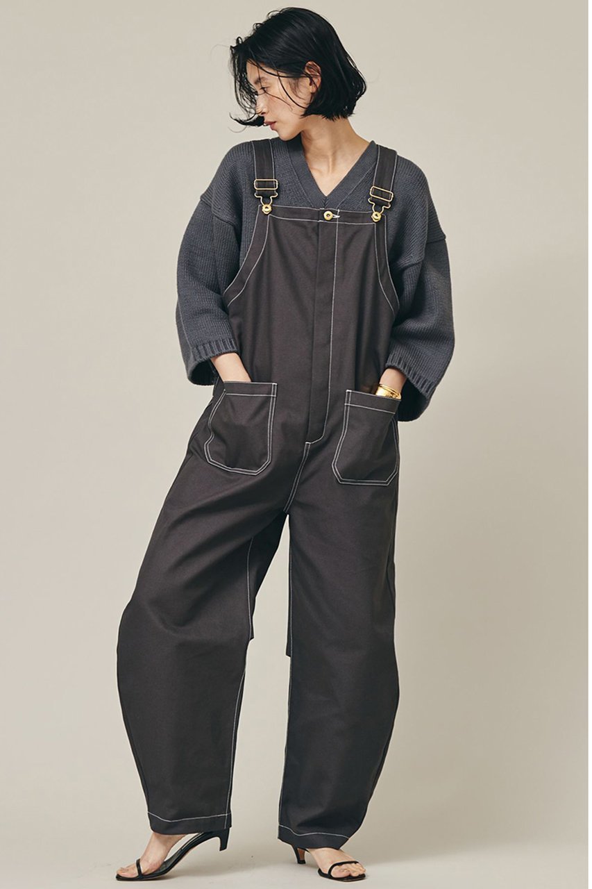 【カレンソロジー/Curensology】の【UNIVERSAL OVERALL】別注カーヴィーオーバーオール 人気、トレンドファッション・服の通販 founy(ファニー) 　ファッション　Fashion　レディースファッション　Fashion for Women　パンツ　Pants & Trousers　カットソー　Cut and Sewn Top　シンプル　Simple, Minimal　バランス　Balance, Style Balance　フォルム　Silhouette, Form　ベーシック　Basic, Essential　別注　Limited Edition, Custom Order　ワイド　Wide, Wide Fit　ワーク　Workwear, Utility Style　other-2|ID: prp329100003772919 ipo3291000000033705828