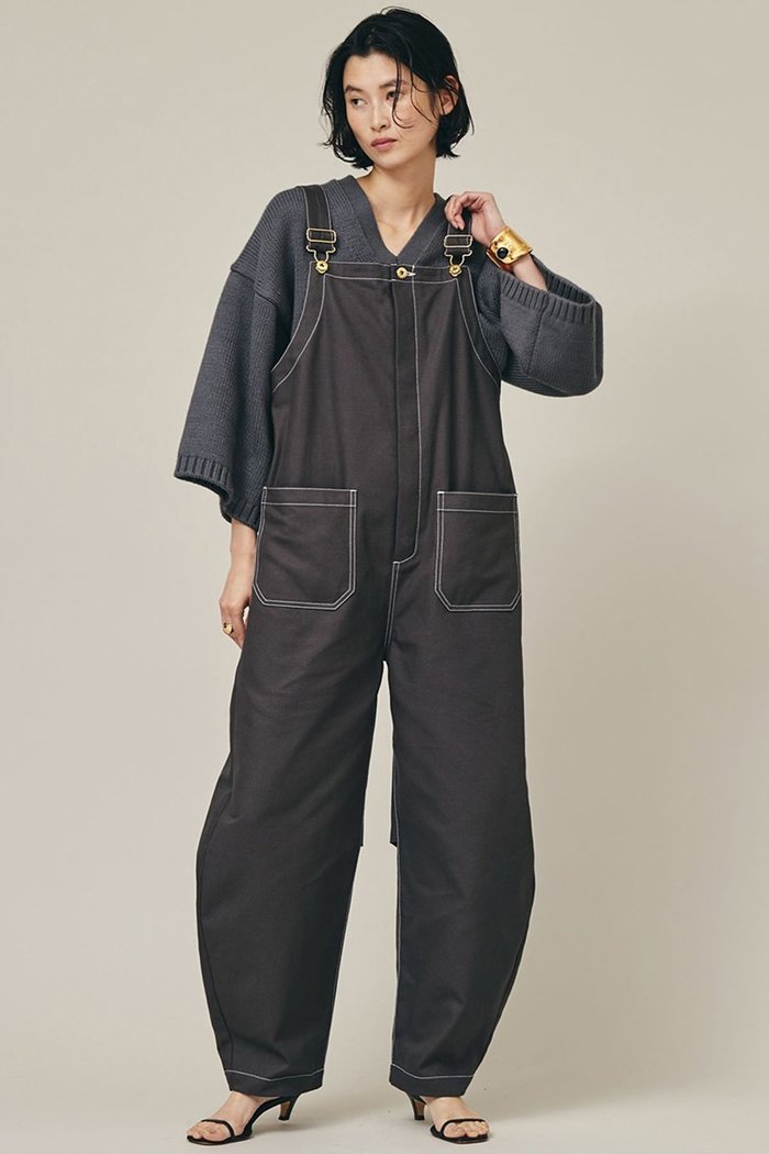 【カレンソロジー/Curensology】の【UNIVERSAL OVERALL】別注カーヴィーオーバーオール インテリア・キッズ・メンズ・レディースファッション・服の通販 founy(ファニー) https://founy.com/ ファッション Fashion レディースファッション Fashion for Women パンツ Pants & Trousers カットソー Cut and Sewn Top シンプル Simple, Minimal バランス Balance, Style Balance フォルム Silhouette, Form ベーシック Basic, Essential 別注 Limited Edition, Custom Order ワイド Wide, Wide Fit ワーク Workwear, Utility Style |ID: prp329100003772919 ipo3291000000035498634