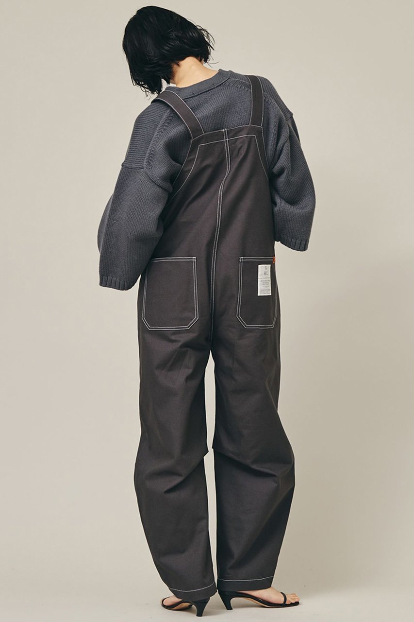 【カレンソロジー/Curensology】の【UNIVERSAL OVERALL】別注カーヴィーオーバーオール 人気、トレンドファッション・服の通販 founy(ファニー) 　ファッション　Fashion　レディースファッション　Fashion for Women　パンツ　Pants & Trousers　カットソー　Cut and Sewn Top　シンプル　Simple, Minimal　バランス　Balance, Style Balance　フォルム　Silhouette, Form　ベーシック　Basic, Essential　別注　Limited Edition, Custom Order　ワイド　Wide, Wide Fit　ワーク　Workwear, Utility Style　other-4|ID: prp329100003772919 ipo3291000000035830809