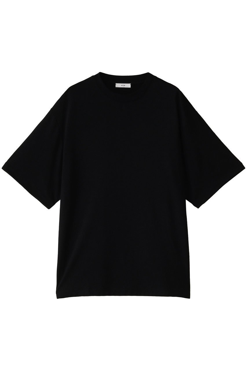 【エイトン/ATON / MEN】の【MEN】ROYAL WOOL JERSEY オーバーサイズ Tシャツ インテリア・キッズ・メンズ・レディースファッション・服の通販 founy(ファニー) 　ファッション　Fashion　メンズファッション　MEN　トップス・カットソー　Tops/Tshirt/Men　シャツ　Shirts　ショート　Short　シンプル　Simple　スリーブ　Sleeve　トレンド　Trend　ブラック|ID: prp329100003772953 ipo3291000000024844099