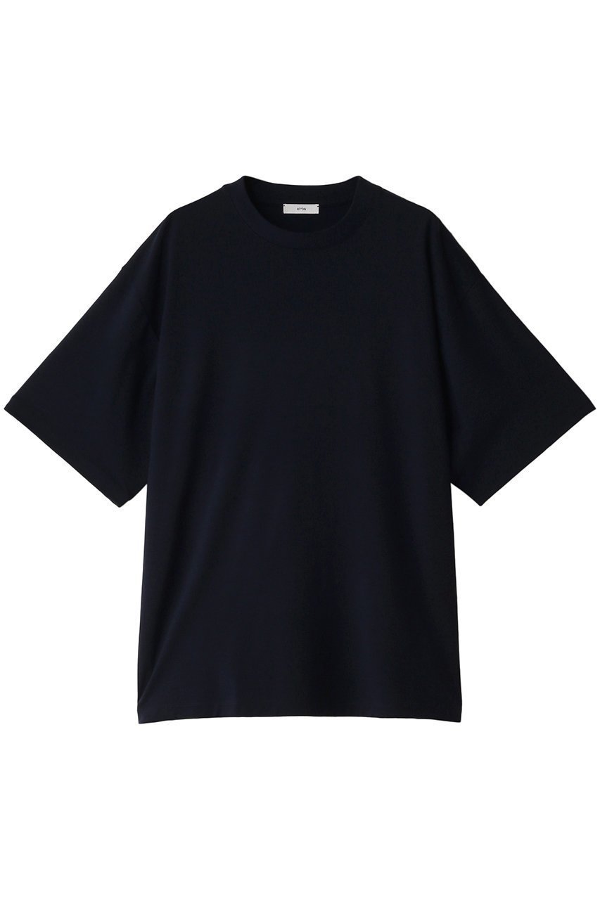 【エイトン/ATON / MEN】の【MEN】ROYAL WOOL JERSEY オーバーサイズ Tシャツ インテリア・キッズ・メンズ・レディースファッション・服の通販 founy(ファニー) 　ファッション　Fashion　メンズファッション　Fashion for Men　トップス・カットソー　Cut & Sew Tops　メンズシャツ　Shirts　ショート　Short, Short Length　シンプル　Simple, Minimal　スリーブ　Sleeve, Long Sleeve / Short Sleeve　トレンド　Trend, Trending Now　ネイビー|ID: prp329100003772953 ipo3291000000036741838