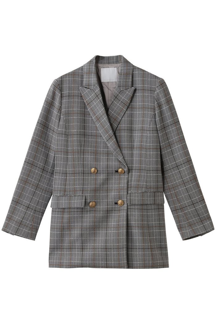 【ガリャルダガランテ/GALLARDAGALANTE】のピークドラペルジャケット インテリア・キッズ・メンズ・レディースファッション・服の通販 founy(ファニー) https://founy.com/ ファッション Fashion レディースファッション Fashion for Women アウター Coat / Outerwear Collection レディースジャケット・軽アウター Jackets ジャケット Jacket, Outerwear ダブル Double, Double-Breasted チェック Check, Plaid, Tartan ベーシック Basic, Essential エレガント 上品 Elegant 秋 Autumn |ID: prp329100003772981 ipo3291000000035986817