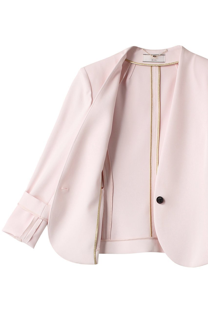 【ベイジ,/BEIGE,】のLUIZA(ルイーザ)/ノーカラージャケット 人気、トレンドファッション・服の通販 founy(ファニー) 　ファッション　Fashion　レディースファッション　Fashion for Women　アウター　Coat / Outerwear Collection　レディースジャケット・軽アウター　Jackets　ノーカラージャケット / シンプル上品コーデ　Collarless Jackets　インナー　Innerwear　ジャケット　Jacket, Outerwear　ビジネス 仕事 通勤　Business / Work / Commuting　other-6|ID: prp329100003776961 ipo3291000000032955987