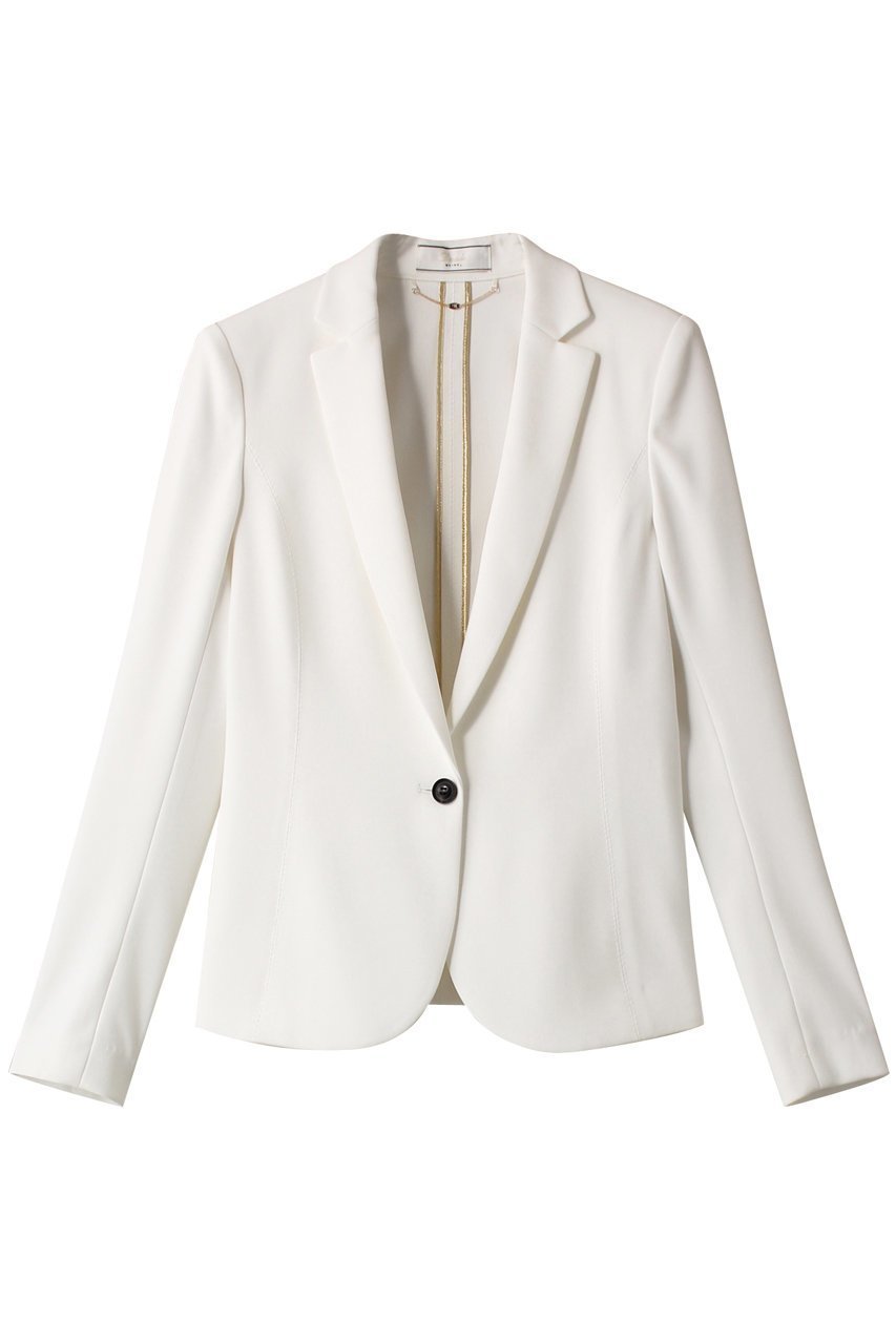 【ベイジ,/BEIGE,】のLUIZA(ルイーザ)/テーラードジャケット インテリア・キッズ・メンズ・レディースファッション・服の通販 founy(ファニー) 　ファッション　Fashion　レディースファッション　Fashion for Women　アウター　Coat / Outerwear Collection　レディースジャケット・軽アウター　Jackets　テーラードジャケット / 通勤・きれいめスタイル　Tailored Jackets & Blazers　オケージョン　Occasion Wear　シェイプ　Shape, Slim Fit　シンプル　Simple, Minimal　ジャケット　Jacket, Outerwear　スタイリッシュ　Stylish, Fashionable　ラウンド　Round, Round Neck　再入荷　Restock / Back in Stock　White|ID: prp329100003776962 ipo3291000000032961752