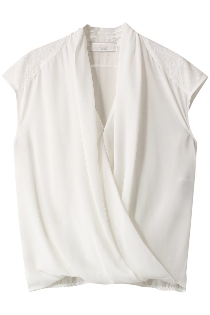 【ベイジ,/BEIGE,】のOLIVE(オリーブ)/フレンチスリーブブラウス 人気、トレンドファッション・服の通販 founy(ファニー) ファッション Fashion レディースファッション Fashion for Women トップス・カットソー Cut & Sew Tops シャツ・ブラウス・オフィスカジュアル Elegant Blouses & Button-Ups インナー Innerwear エレガント 上品 Elegant ショート Short, Short Length ジャケット Jacket, Outerwear スリーブ Sleeve, Long Sleeve / Short Sleeve ドレープ Drape, Draping Fabric フレンチ French, French Style ラップ Wrap, Wrap Design レース Lace, Lace Fabric other-1|ID: prp329100003779969 ipo3291000000035368122