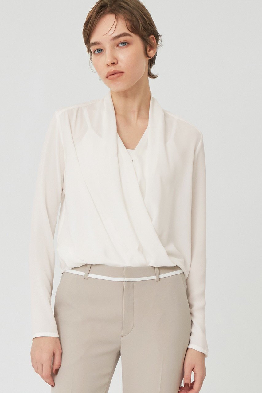 【ベイジ,/BEIGE,】のOLIVE(オリーブ)/ロングスリーブブラウス 人気、トレンドファッション・服の通販 founy(ファニー) 　ファッション　Fashion　レディースファッション　WOMEN　トップス・カットソー　Tops/Tshirt　シャツ/ブラウス　Shirts/Blouses　インナー　Inner　エレガント 上品　Elegant　ジャケット　Jacket　スリーブ　Sleeve　ドレープ　Drape　ラップ　Wrap　レース　Race　ロング　Long　長袖　Long Sleeve　other-8|ID: prp329100003779970 ipo3291000000031385673