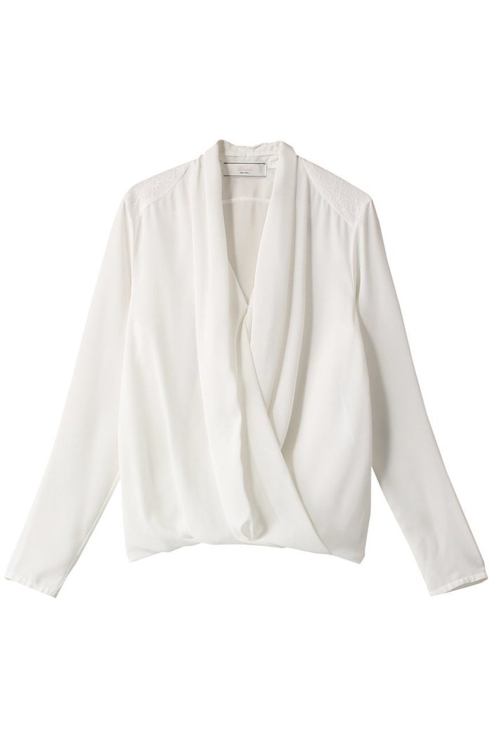 【ベイジ,/BEIGE,】のOLIVE(オリーブ)/ロングスリーブブラウス インテリア・キッズ・メンズ・レディースファッション・服の通販 founy(ファニー) https://founy.com/ ファッション Fashion レディースファッション Fashion for Women トップス・カットソー Cut & Sew Tops シャツ・ブラウス・オフィスカジュアル Elegant Blouses & Button-Ups インナー Innerwear エレガント 上品 Elegant ジャケット Jacket, Outerwear スリーブ Sleeve, Long Sleeve / Short Sleeve ドレープ Drape, Draping Fabric ラップ Wrap, Wrap Design レース Lace, Lace Fabric ロング Long, Long-Length 長袖 Long Sleeve, Full Sleeve |ID: prp329100003779970 ipo3291000000036401539