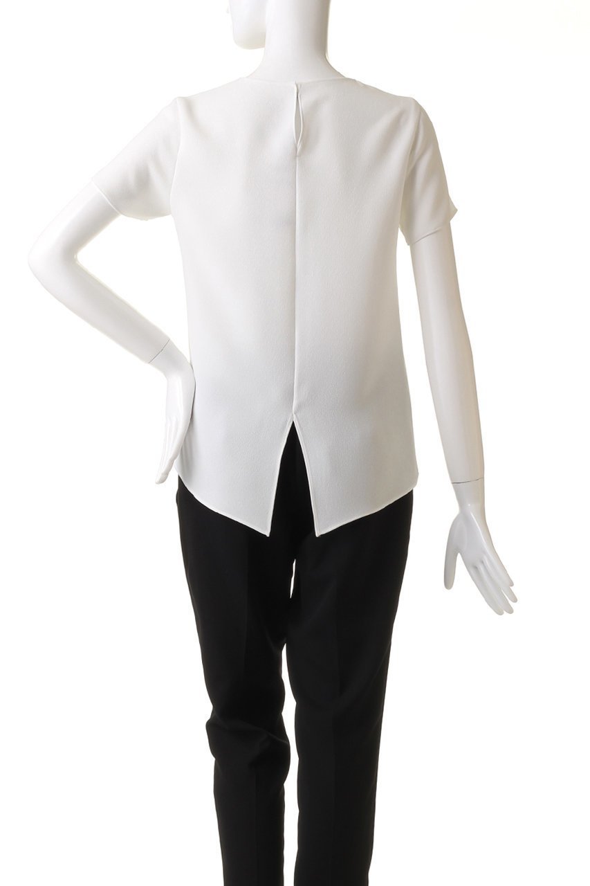 【ベイジ,/BEIGE,】のSHELBY(シェルビー)/ハーフスリーブブラウス 人気、トレンドファッション・服の通販 founy(ファニー) 　ファッション　Fashion　レディースファッション　Fashion for Women　トップス・カットソー　Cut & Sew Tops　シャツ・ブラウス・オフィスカジュアル　Elegant Blouses & Button-Ups　おすすめ　Recommended / Our Picks　エレガント 上品　Elegant　カッティング　Cutting Detail　カーディガン　Cardigan, Knitwear　ショート　Short, Short Length　ジャケット　Jacket, Outerwear　スリーブ　Sleeve, Long Sleeve / Short Sleeve　セレモニー　Ceremony　人気　Popular, Best Seller　ビジネス 仕事 通勤　Business / Work / Commuting　半袖　Short Sleeve, Half Sleeve　定番　Standard, Basic Item　other-4|ID: prp329100003779971 ipo3291000000036060002