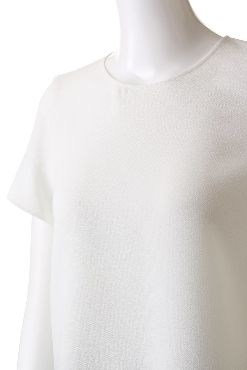 【ベイジ,/BEIGE,】のSHELBY(シェルビー)/ハーフスリーブブラウス 人気、トレンドファッション・服の通販 founy(ファニー) 　ファッション　Fashion　レディースファッション　Fashion for Women　トップス・カットソー　Cut & Sew Tops　シャツ・ブラウス・オフィスカジュアル　Elegant Blouses & Button-Ups　おすすめ　Recommended / Our Picks　エレガント 上品　Elegant　カッティング　Cutting Detail　カーディガン　Cardigan, Knitwear　ショート　Short, Short Length　ジャケット　Jacket, Outerwear　スリーブ　Sleeve, Long Sleeve / Short Sleeve　セレモニー　Ceremony　人気　Popular, Best Seller　ビジネス 仕事 通勤　Business / Work / Commuting　半袖　Short Sleeve, Half Sleeve　定番　Standard, Basic Item　other-5|ID: prp329100003779971 ipo3291000000036060003