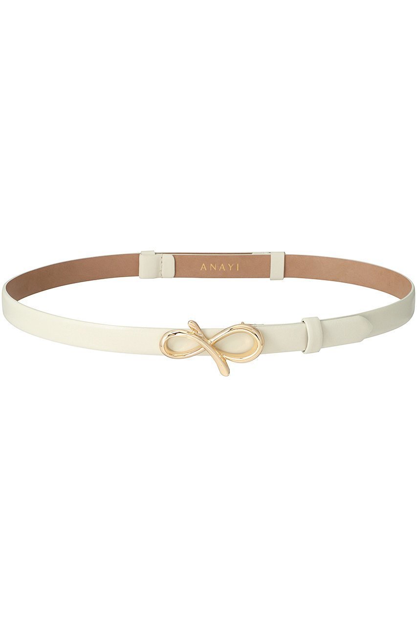 【アナイ/ANAYI】のモチーフバックルBELT インテリア・キッズ・メンズ・レディースファッション・服の通販 founy(ファニー) ファッション Fashion レディースファッション Fashion for Women バッグ Bags ベルト&ウエストマーク Belts & Waist Accessories モチーフ Motif, Design Theme リボン Ribbon, Bow オフホワイト|ID: prp329100003779972 ipo3291000000035941497
