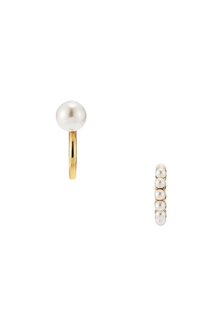 【プラス ヴァンドーム/Plus Vendome】のPEARL イヤーカフ セット 人気、トレンドファッション・服の通販 founy(ファニー) 　ファッション　Fashion　レディースファッション　Fashion for Women　ジュエリー　Jewelry　ファッションリング　Fashion Rings　イヤリング・フープ・ドロップタイプ　Hoop, Drop & Clip Earrings　アシンメトリー　Asymmetrical Style　イヤリング　Earrings　イヤーカフ　Ear Cuffs　パール　Pearl, Pearl Accent　other-3|ID: prp329100003779984 ipo3291000000035758144