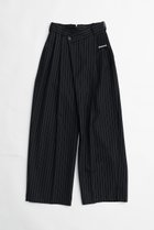 【プランク プロジェクト/PRANK PROJECT】のモヘアウールアシメタックパンツ / Mohair Wool Asymmetry Tack Pants NVY(ネイビー)|ID:prp329100003782304