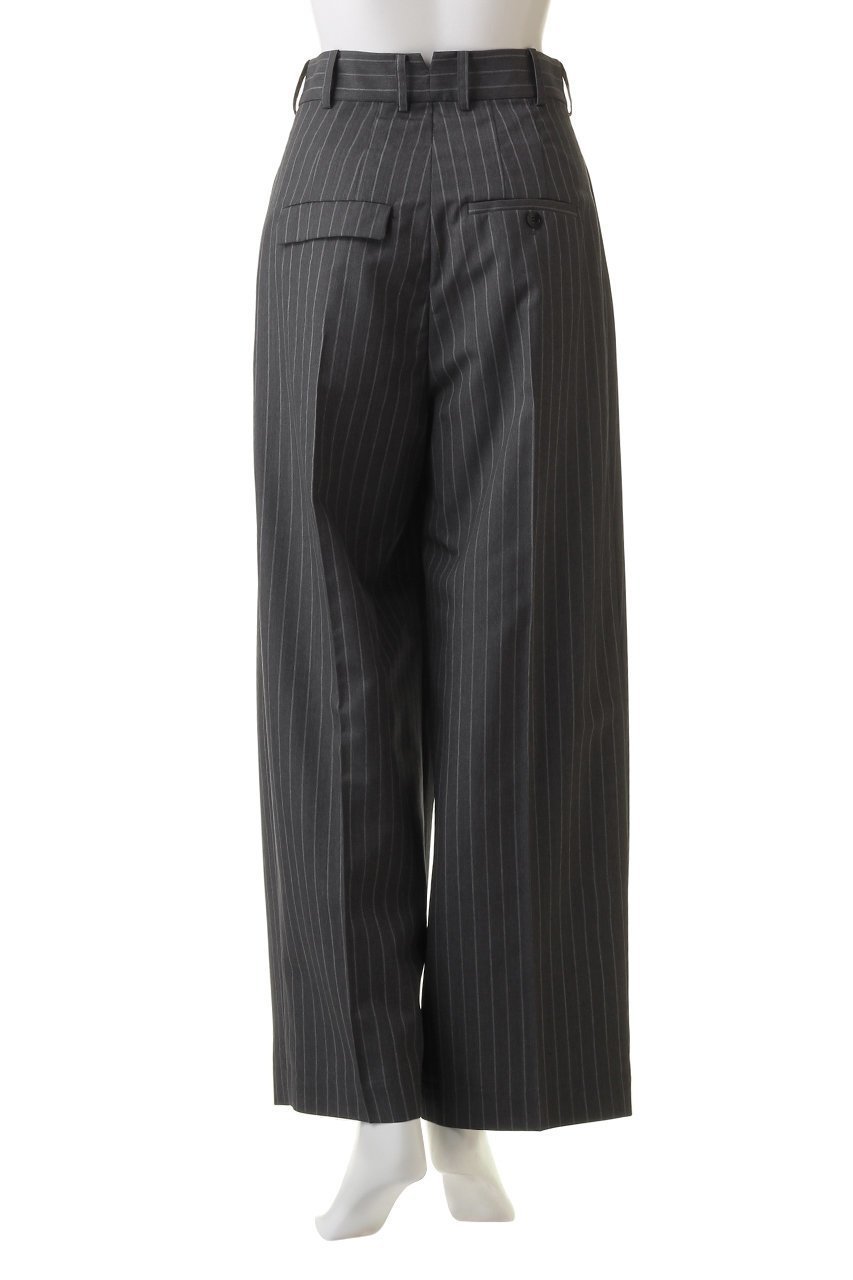 【プランク プロジェクト/PRANK PROJECT】のモヘアウールアシメタックパンツ / Mohair Wool Asymmetry Tack Pants 人気、トレンドファッション・服の通販 founy(ファニー) 　ファッション　Fashion　レディースファッション　Fashion for Women　パンツ　Pants & Trousers　おすすめ　Recommended / Our Picks　アシンメトリー　Asymmetrical Style　ストライプ　Stripe, Striped Pattern　フロント　Front, Front Design　ボトム　Bottoms, Lower Wear　吸水　Absorbent, Quick-Dry　夏　Summer　春　Spring　S/S・春夏　SS, Spring/Summer, Warm Season　other-4|ID: prp329100003782304 ipo3291000000032819546