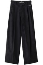 【プランク プロジェクト/PRANK PROJECT】のモヘアウールアシメタックパンツ / Mohair Wool Asymmetry Tack Pants 人気、トレンドファッション・服の通販 founy(ファニー) ファッション Fashion レディースファッション Fashion for Women パンツ Pants & Trousers おすすめ Recommended / Our Picks アシンメトリー Asymmetrical Style ストライプ Stripe, Striped Pattern フロント Front, Front Design ボトム Bottoms, Lower Wear 吸水 Absorbent, Quick-Dry 夏 Summer 春 Spring S/S・春夏 SS, Spring/Summer, Warm Season thumbnail NVY(ネイビー)|ID: prp329100003782304 ipo3291000000036010294