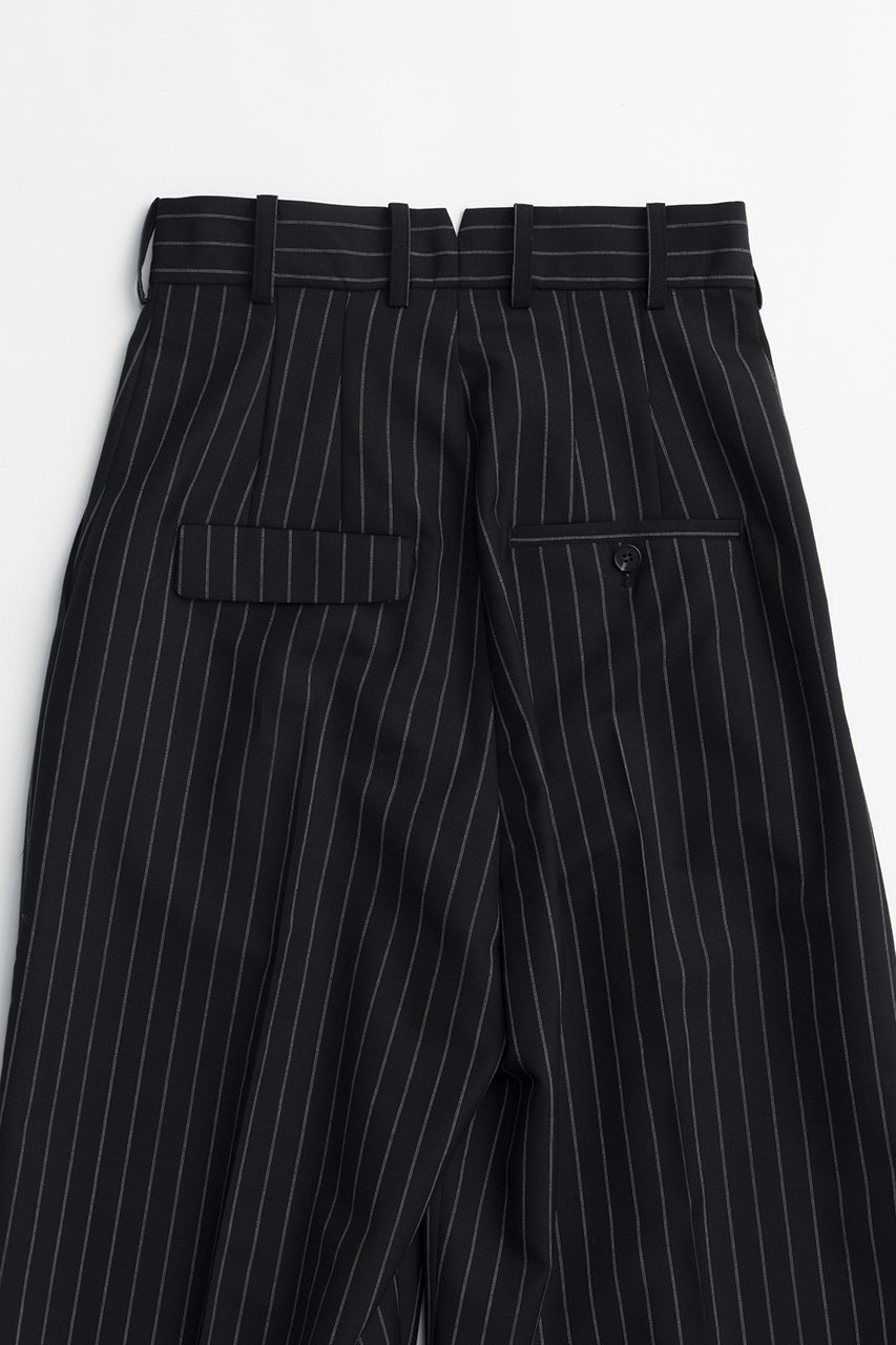 【プランク プロジェクト/PRANK PROJECT】のモヘアウールアシメタックパンツ / Mohair Wool Asymmetry Tack Pants 人気、トレンドファッション・服の通販 founy(ファニー) 　ファッション　Fashion　レディースファッション　Fashion for Women　パンツ　Pants & Trousers　おすすめ　Recommended / Our Picks　アシンメトリー　Asymmetrical Style　ストライプ　Stripe, Striped Pattern　フロント　Front, Front Design　ボトム　Bottoms, Lower Wear　吸水　Absorbent, Quick-Dry　夏　Summer　春　Spring　S/S・春夏　SS, Spring/Summer, Warm Season　other-6|ID: prp329100003782304 ipo3291000000036010302