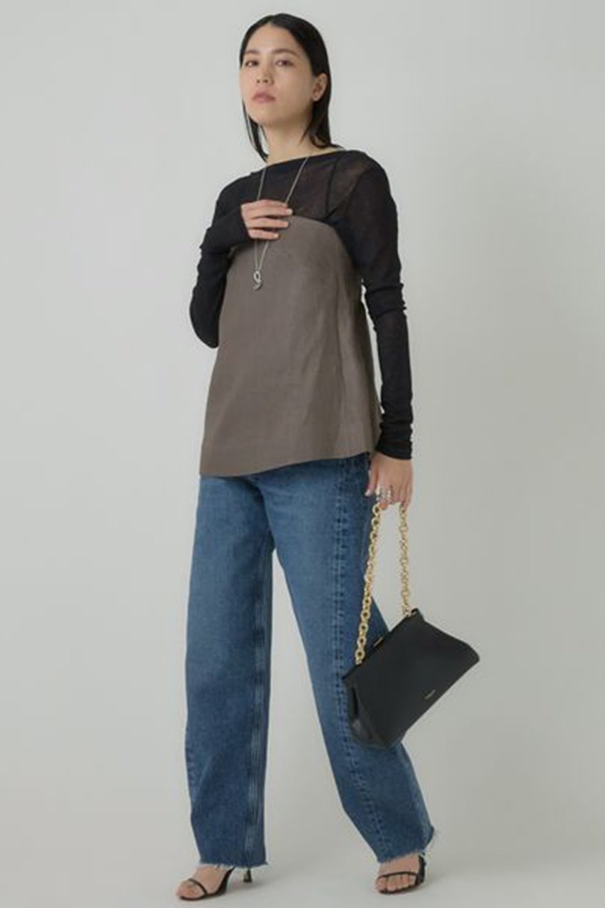 【カオス/Chaos】のリネンヘリンボンチューブトップ 人気、トレンドファッション・服の通販 founy(ファニー) 　ファッション　Fashion　レディースファッション　Fashion for Women　トップス・カットソー　Cut & Sew Tops　キャミソール&ノースリーブ　Camisoles & Sleeveless Tops　シャツ・ブラウス・オフィスカジュアル　Elegant Blouses & Button-Ups　ジャケット　Jacket, Outerwear　チューブ　Tube, Tube Top　ノースリーブ　Sleeveless, No-Sleeve　フランス　France, French　フロント　Front, Front Design　定番　Standard, Basic Item　other-8|ID: prp329100003782364 ipo3291000000032920311