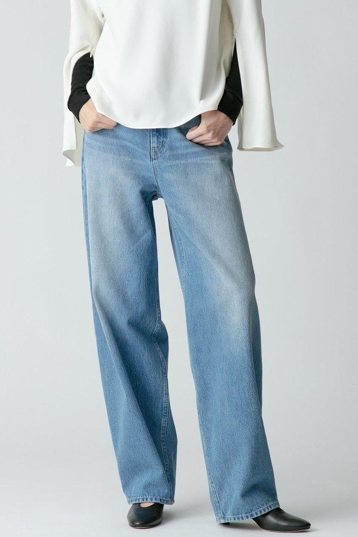 【アルアバイル/allureville】のデニムオーバルラインパンツ インテリア・キッズ・メンズ・レディースファッション・服の通販 founy(ファニー) https://founy.com/ ファッション Fashion レディースファッション WOMEN パンツ Pants デニムパンツ Denim Pants オーバル Oval ジャケット Jacket ストレート Straight デニム Denim パターン Pattern フィット Fit フェミニン Feminine プリント Print ボトム Bottom 定番 Standard |ID: prp329100003786579 ipo3291000000030865453