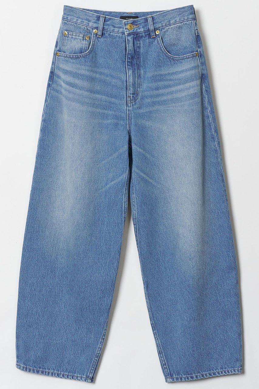 【アルアバイル/allureville】のデニムオーバルラインパンツ 人気、トレンドファッション・服の通販 founy(ファニー) 　ファッション　Fashion　レディースファッション　Fashion for Women　パンツ　Pants & Trousers　デニムパンツ・ジーンズ・美脚デニム　Denim Jeans & Pants　オーバル　Oval Design　ジャケット　Jacket, Outerwear　ストレート　Straight, Straight Cut　デニム　Denim, Jeans Material　パターン　Pattern, Design Print　フィット　Fit, Slim Fit　フェミニン　Feminine, Girly　プリント　Print, Printed Pattern　ボトム　Bottoms, Lower Wear　定番　Standard, Basic Item　other-2|ID: prp329100003786579 ipo3291000000032917664