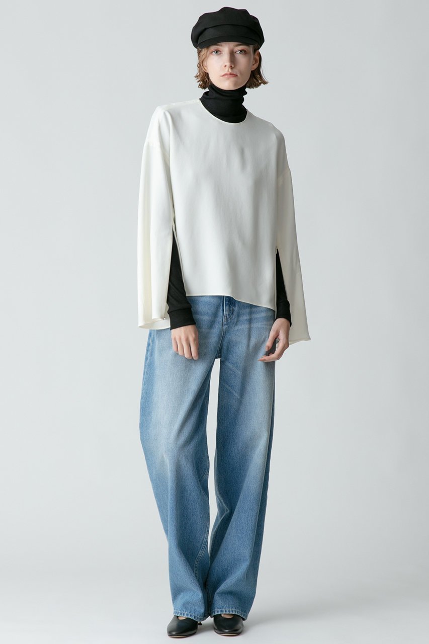 【アルアバイル/allureville】のデニムオーバルラインパンツ 人気、トレンドファッション・服の通販 founy(ファニー) 　ファッション　Fashion　レディースファッション　Fashion for Women　パンツ　Pants & Trousers　デニムパンツ・ジーンズ・美脚デニム　Denim Jeans & Pants　オーバル　Oval Design　ジャケット　Jacket, Outerwear　ストレート　Straight, Straight Cut　デニム　Denim, Jeans Material　パターン　Pattern, Design Print　フィット　Fit, Slim Fit　フェミニン　Feminine, Girly　プリント　Print, Printed Pattern　ボトム　Bottoms, Lower Wear　定番　Standard, Basic Item　other-8|ID: prp329100003786579 ipo3291000000032917736