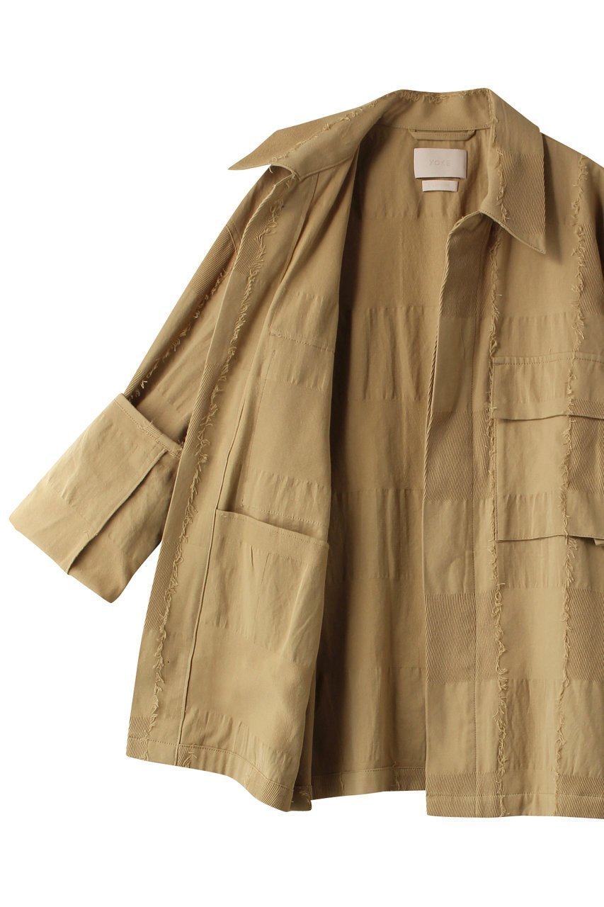 【ヨーク/YOKE】の【UNISEX】ブロック ジャカード ユーティリティー ジャケット 人気、トレンドファッション・服の通販 founy(ファニー) 　ファッション　Fashion　レディースファッション　Fashion for Women　アウター　Coat / Outerwear Collection　レディースジャケット・軽アウター　Jackets　ブルゾンジャケット・スポーティアウター　Blouson Jackets　ユニセックス　Unisex, Genderless　ジャカード／ジャガード　Jacquard, Woven Pattern　ジャケット　Jacket, Outerwear　トレンド　Trend, Trending Now　ブルゾン　Blouson, Bomber Jacket　ブロック　Block, Solid Block Pattern　ポケット　Pocket, Pocket Detail　定番　Standard, Basic Item　other-6|ID: prp329100003786593 ipo3291000000035721349