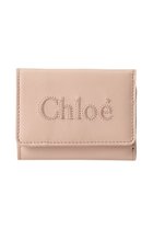 【クロエ/CHLOE】のCHLOE SENSE 三つ折りミニ財布 セメントピンク|ID:prp329100003786595